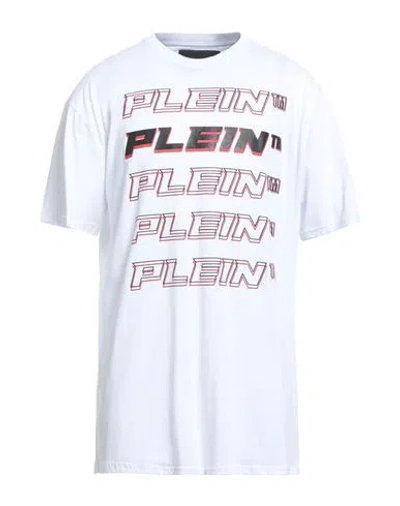 Philipp Plein Man T-shirt White Size Xxxl Cotton