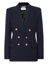 Philipp Plein Marine Double-breasted Blazer In Blue