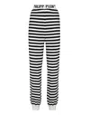 Philipp Plein Striped Knitted Trousers In Multi