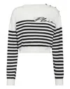 Philipp Plein Mariner Cashmere Pullover Round Neck Ls In Multi