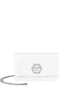 Philipp Plein Matelassé Shoulder Bag In White