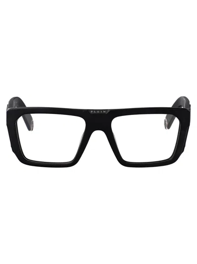 PHILIPP PLEIN PHILIPP PLEIN MATTE BLACK ACETATE+METAL GLASSES