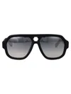 Philipp Plein Matte Black Acetate Sunglasses