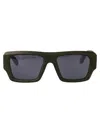 Philipp Plein Matte Green Acetate Sunglasses