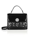 PHILIPP PLEIN MEDIUM HANDBAG SUPERHEROINE GOTHIC PLEIN