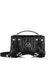 Philipp Plein Medium Hexagon Tote Bag In Black