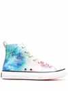 Philipp Plein Megastar Tie Dye High-top Sneakers In Multi