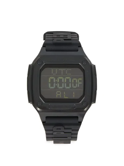 Philipp Plein Men's 45mm Hyper $hock Ip Black Stainless Steel & Silicone Strap Digital Watch