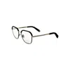Philipp Plein Men's 52 Mm Black Gold Opticals