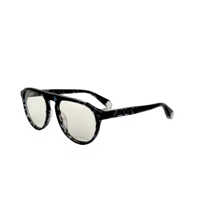 Philipp Plein Men's 54 Mm Blue Havana Opticals