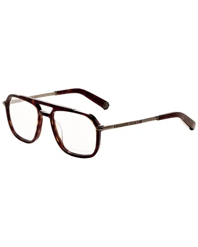 Philipp Plein Men's 54mm Optical Frames In Brown