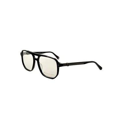 Philipp Plein Men's 56 Mm Shiny Black Opticals