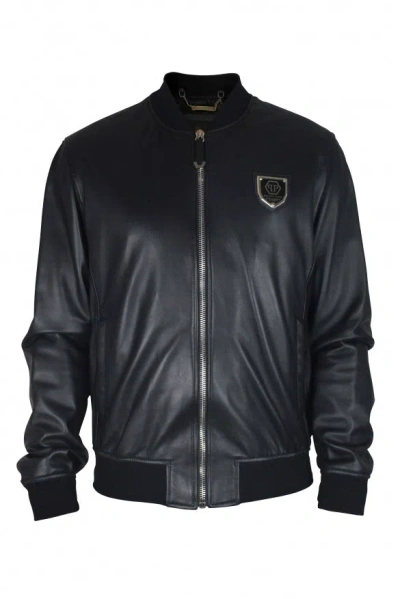 Philipp Plein Bomber Jacket In Black