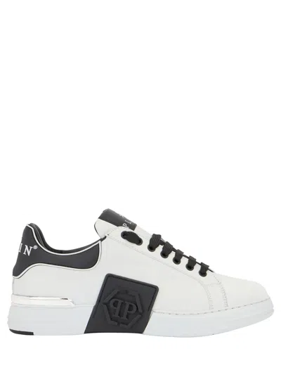 Philipp Plein Logo Plaque Low-top Trainers In Black