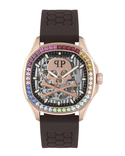 Philipp Plein Men's $keleton $pectre Watch In Brown