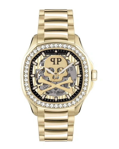 Philipp Plein Men's $keleton $pectre Watch In Gold
