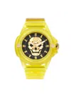 PHILIPP PLEIN MEN'S $KULL SYNTHETIC 44MM POLYCARBONATE & SILICONE STRAP WATCH
