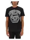 Philipp Plein Logo Print T-shirt In Black