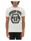 Philipp Plein Logo Print T-shirt In White
