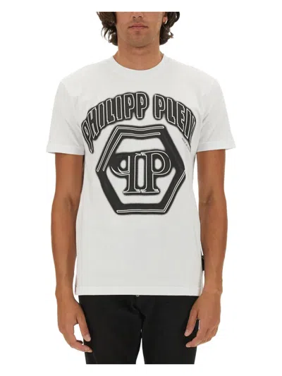 PHILIPP PLEIN MEN'S LOGO PRINT T-SHIRT