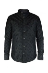 Philipp Plein Ls Monogram Shirt In Black