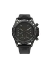 PHILIPP PLEIN MEN'S NOBILE RACING 43MM STAINLESS STEEL CASE & SILICONE STRAP CHRONOGRAPH WATCH