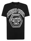 Philipp Plein Logo Print T-shirt In Black