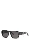 Philipp Plein Square-frame Acetate Sunglasses In Black