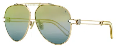 Philipp Plein Thin Bridge Sunglasses In Gold