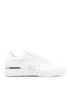 Philipp Plein Hexagon Low-top Sneakers In White