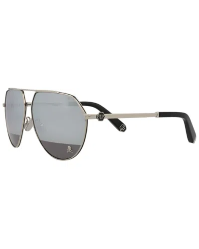 Philipp Plein Men's Spp007m 64mm Sunglasses In Gray