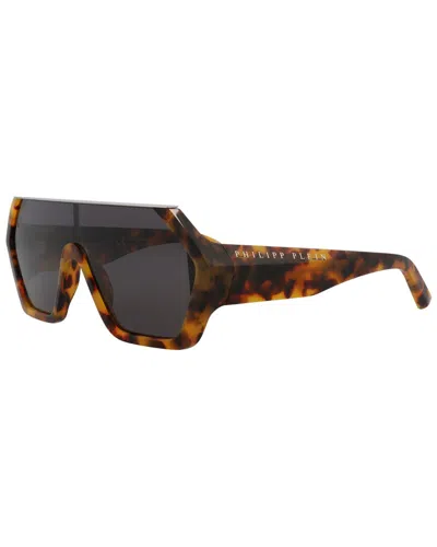 Philipp Plein Men's Spp047 99mm Sunglasses In Brown