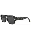 Philipp Plein Square-frame Acetate Sunglasses In Black