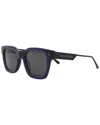 Philipp Plein Men's Spp105m 50mm Polarized Sunglasses In Blue