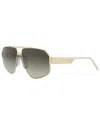 Philipp Plein Men's Spp106m 63mm Polarized Sunglasses In Green