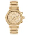 Philipp Plein The Hexagon Chrono Bracelet Watch In Ip Yellow Gold