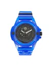 PHILIPP PLEIN MEN'S THE $KULL SYNTHETIC 45MM POLYCARBONATE & SILICONE STRAP WATCH