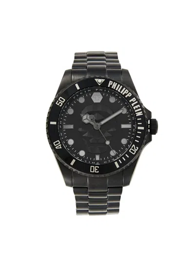 Philipp Plein Men's The Skull Diver 44mm Ip Black Stainless Steel Bracelet Watch