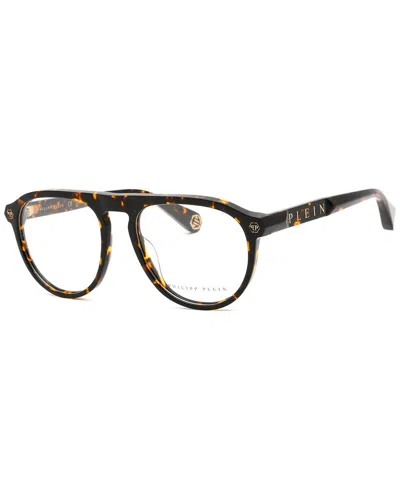 Philipp Plein Men's Vpp016m 54mm Optical Frames In Brown
