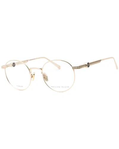 Philipp Plein Men's Vpp061m 50mm Optical Frames In Pink