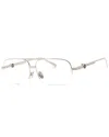 Philipp Plein Men's Vpp063w 60mm Optical Frames In Metallic