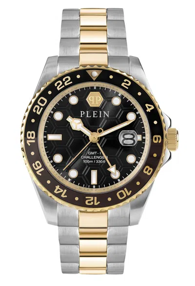 Pre-owned Philipp Plein Men's Watch Analog Quartz Gmt-i Challenger Pwyba0323 Stainless