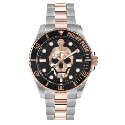 Pre-owned Philipp Plein Men's Watch Analog Quartz The $ Kull Diver Pwoaa0822 Stainless