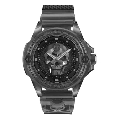 Pre-owned Philipp Plein Men's Watch Analog Quartz The $ Kull Synthetic B Pwwaa0523