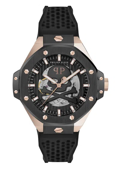 Pre-owned Philipp Plein Men's Watch Automatic Plein $keleton Royal Pwpfa0124 Silicone