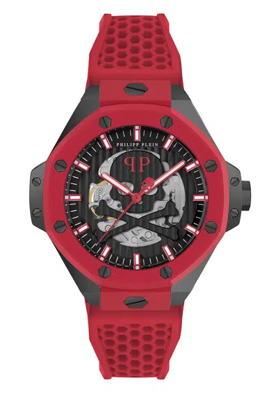 Pre-owned Philipp Plein Men's Watch Automatic Plein $keleton Royal Pwpfa0524 Silicone