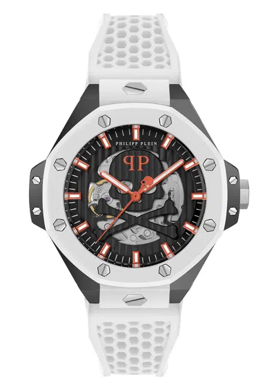 Pre-owned Philipp Plein Men's Watch Automatic Plein $keleton Royal Pwpfa0724 Silicone