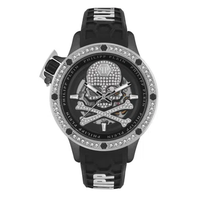 Pre-owned Philipp Plein Men's Watch Automatic Plein Rich Pwuaa0123 Silicone