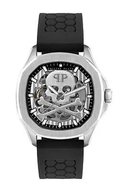 Pre-owned Philipp Plein Mens Stainless Steel 42mm Strap Fashion Watch