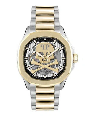 Pre-owned Philipp Plein Mens Two Tone 42mm Bracelet Fashion Watch